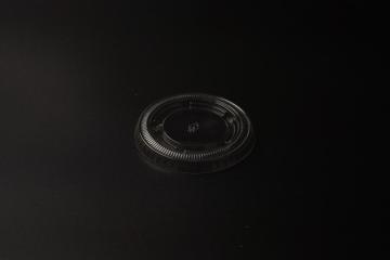 74mm pet flat lid with X and straw