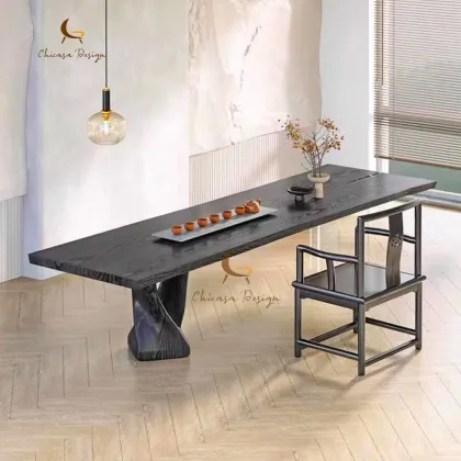 Rectangular Solid Wood Dining Table Set for Dining Room Furniture