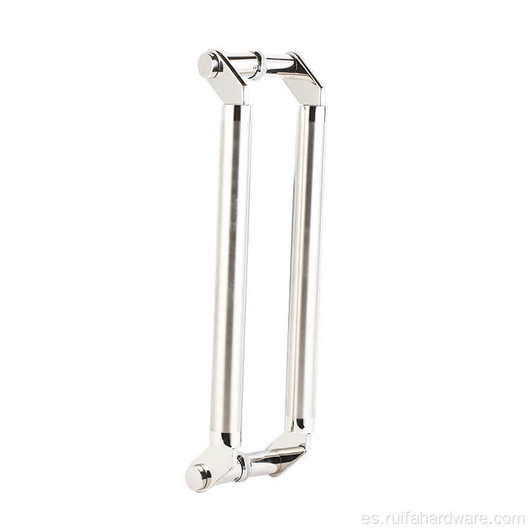 Manija de la puerta de vidrio de acero inoxidable