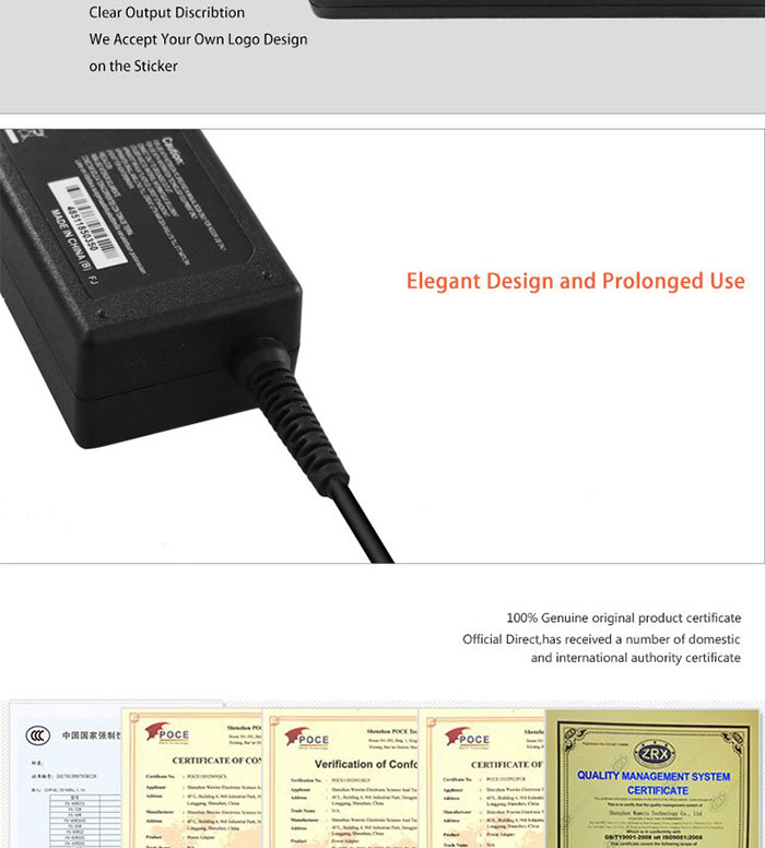 19V 2.37A Power Adapter