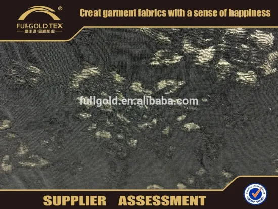 2016 fashion beautiful fabric knitting burn out T/R dye fabric in keqiao fullgold