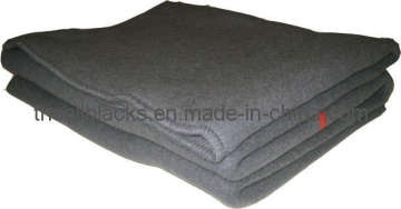 100% Grey Polyester Blanekt for Army, Victims, and Hospital