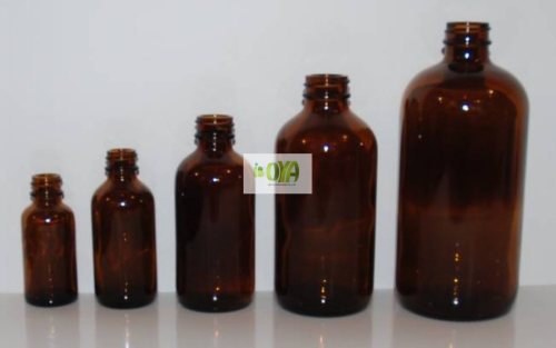 Boston Glass Bottle, Amber Bottle