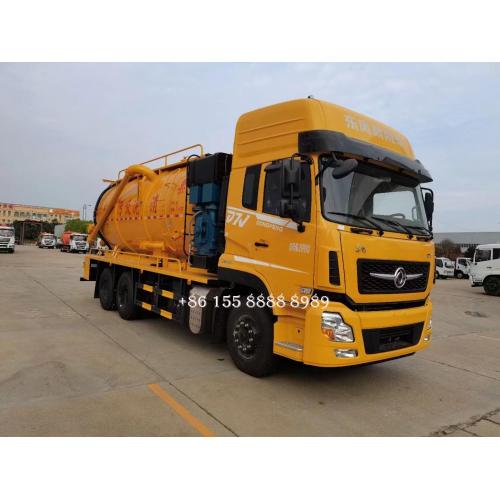 6x4 Dongfeng 22m3 tank sewage tanker for sales