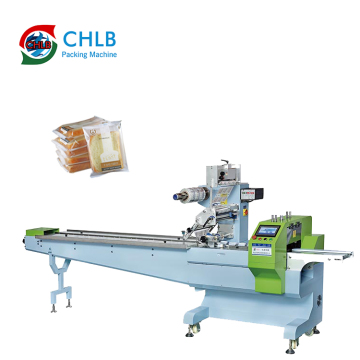 CB-500s Servo completo orizzontale Caspa automatico Bread Packaging Machine