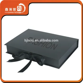 Paperboard perfume packaging paper box with ribbon handle