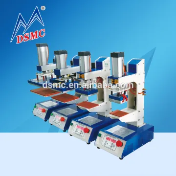low price portable hat swimwear logo PU leather logo hot press machine