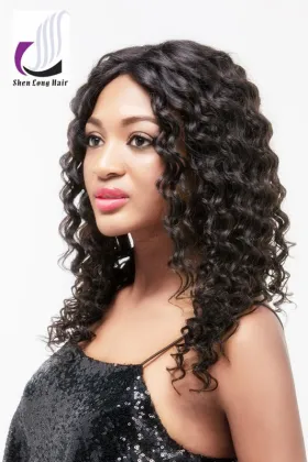 Factory price wholesale unprocessed u part wig for sale , kinky curly u part wig