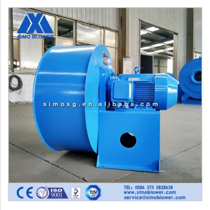 backward Smoke exhaust centrifugal blower fan