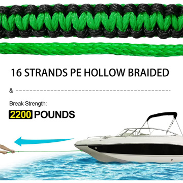 Custom 25ft Wake Surfing Rope with EVA Handle