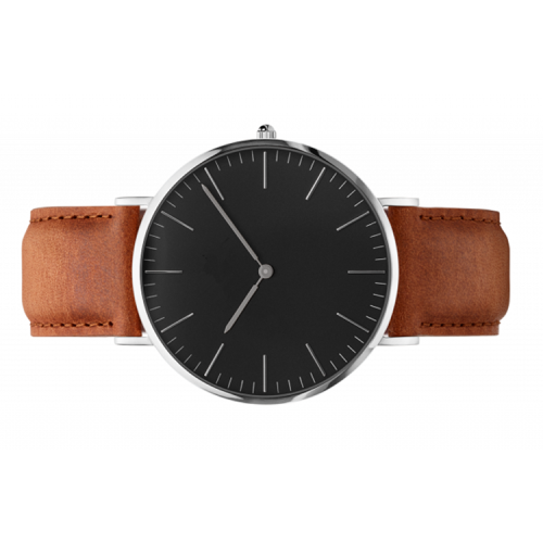 Mens Watches with Quartz Movement and Leather Band