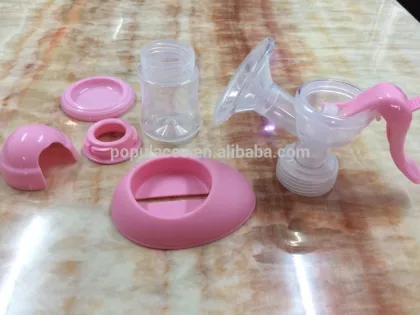 Doopser manual comfort silicone breast pump manual breast milk pump with baby feeding bottle