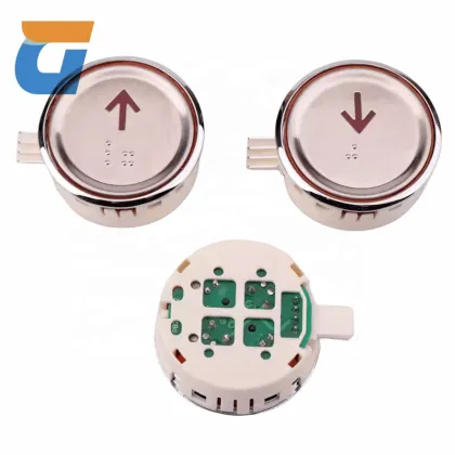 LG Sigma AK-29B Round Button: Elevator Accessories, Braille Button Switch for Doors and Circuits