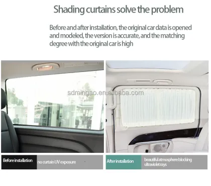 Van Curtains and Car Sunshade Curtains for Business Vehicles