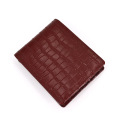 2019 Wholesale Stylish Style Crocodile Leather Mens Wallet