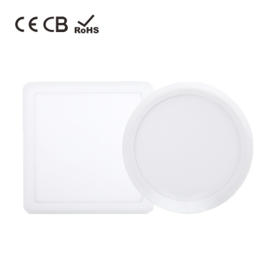 SMD2835 moderne 8/12/18/25W plafond LED Downlight / carré Double puissance 3CCT IP44 Réglable pour la maison / le bureau