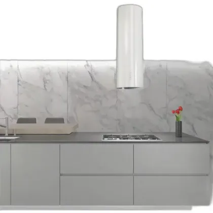 Circular Island Range Hood: Silent Smoke Exhaust Hood for Kitchens