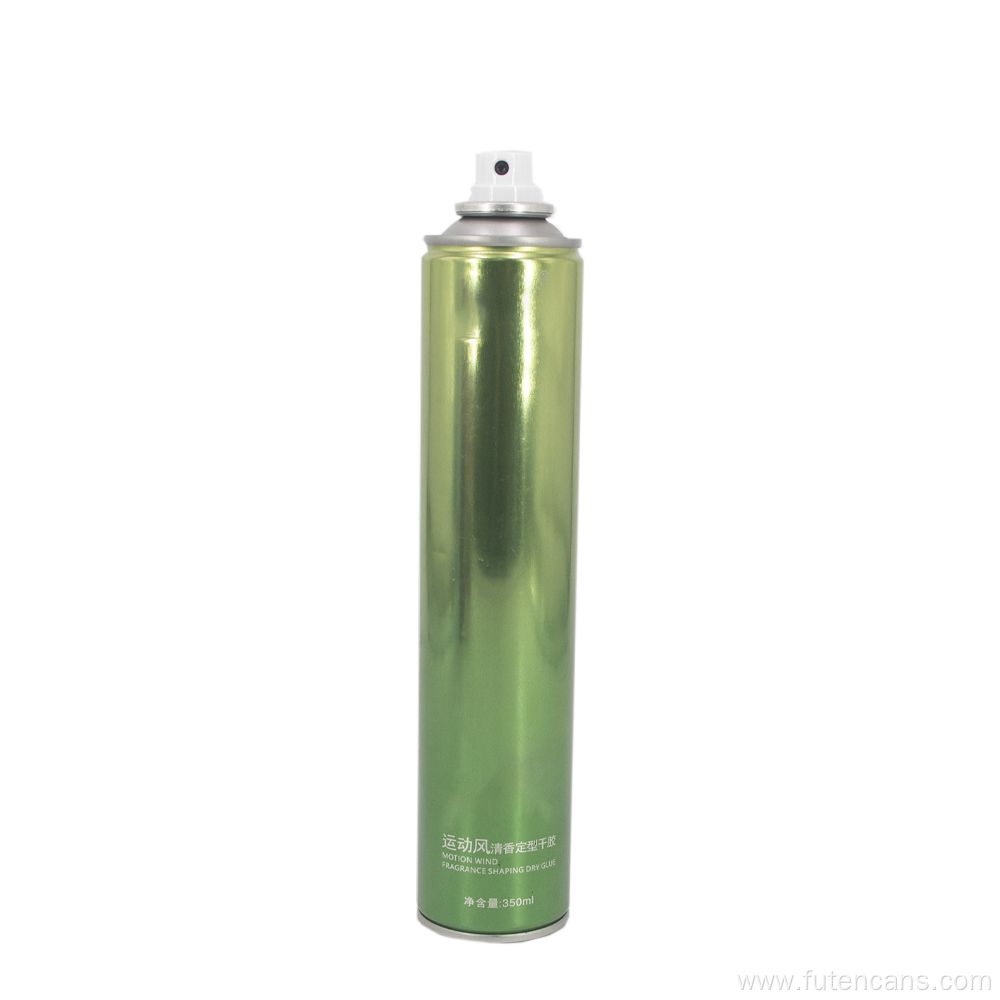 52mm hair spray tin can with metal valve
