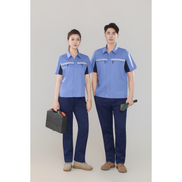 গ্রীষ্মকালীন কাজের পোশাক শীর্ষ - হালকা নীল