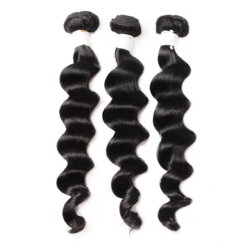 Ishow Loose Deep Wave Bundles With Closure Malaysian Human Hair Bundles With Closure 4*4 Lace Closure With Baby Hairs Remy Hair