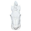 White Marble Horse Head Statue for Home Office