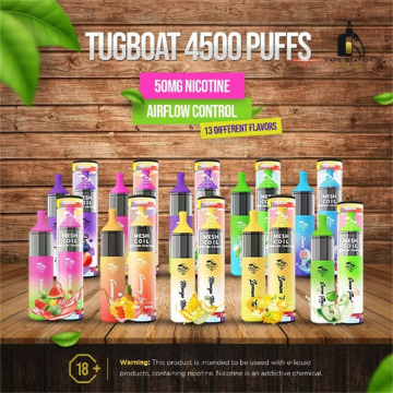 Tugboat Evo 4500 Puffs Disposable Vape Device Wholesale