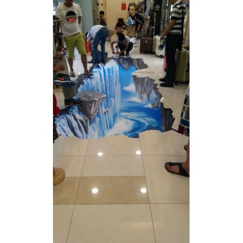 Full Color Printing 3D Decorative Vinyl Floor Sticker