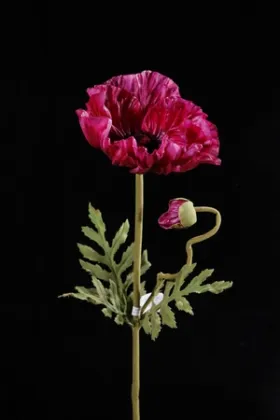 artificial poppy flower