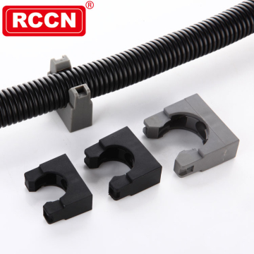 RCCN Tubing Clamp with Cover BGS-36G Gray - Hose and Cable Protector Clamp