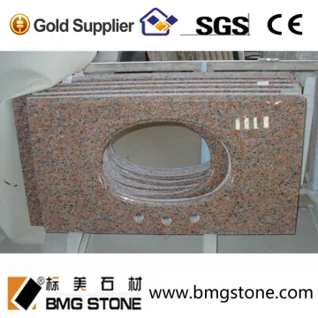 factory direct sale brown granite countertop vanitytop