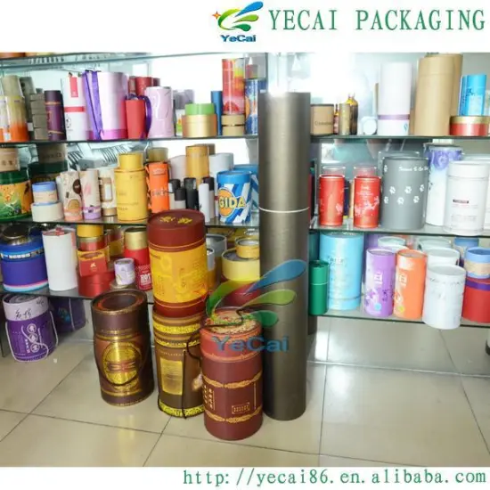 round shape round paper tube for essential oils guangzhou factory