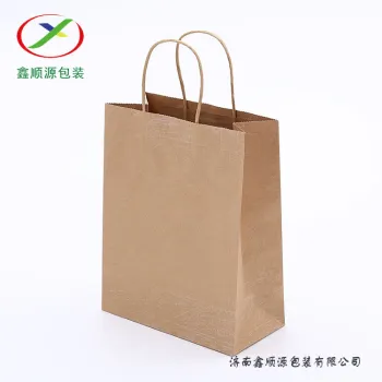 kraft paper bags with handles