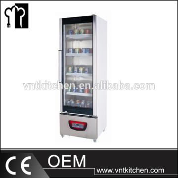 High Quality Supermarket Equipment Fan Cooling Glass Door Display Showcase (CE Approved)