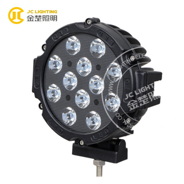 Waterproof IP68 60w 7 inch 12v car led lights for police car, bulldozer, crane, forklift, communication vehicle, 60w led light
