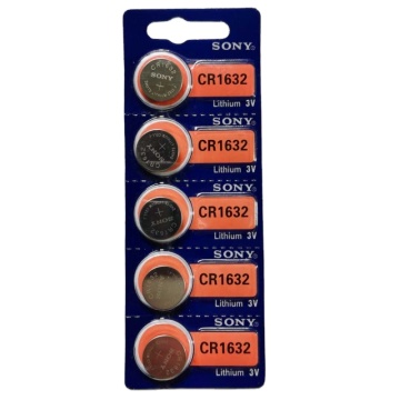 Hot Sale Button Batteries: CR1632, CR1620, CR1616, CR1220, CR2450, CR2430 - 3V Lithium Batteries for Sony