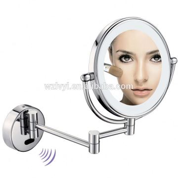 Factory sale high-end promotional mirror cheap cosmetic led desk mirrors