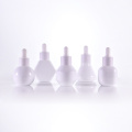 Wholesale different shape opal white dropper bottle