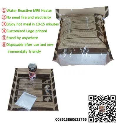 HongQiang Water active meal ready to eat Flameless Ration Heater bag