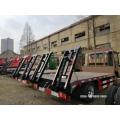 Self loading excavator transport low bed truck