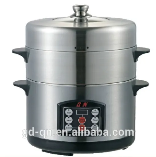 Model#QZ-SYW-26A Stainless steel multifunction food steamer with hot pot function