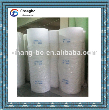 Synthetic fiber air filter material Ceiling filter material factory