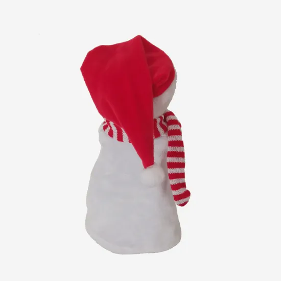 30CM SNOWMAN XMAS DECORATION BATTERY OPERATED