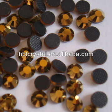 Gold hematite DMC hot fix rhinestone