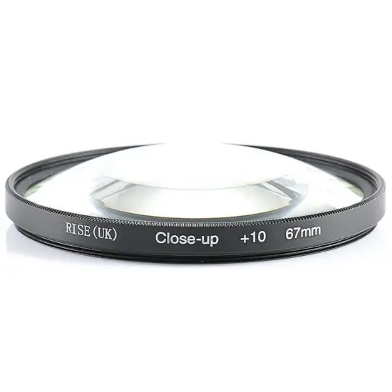 RISE(UK) 67mm Close-Up +10 Macro Lens Filter for Nikon Canon SLR DSLR Camera