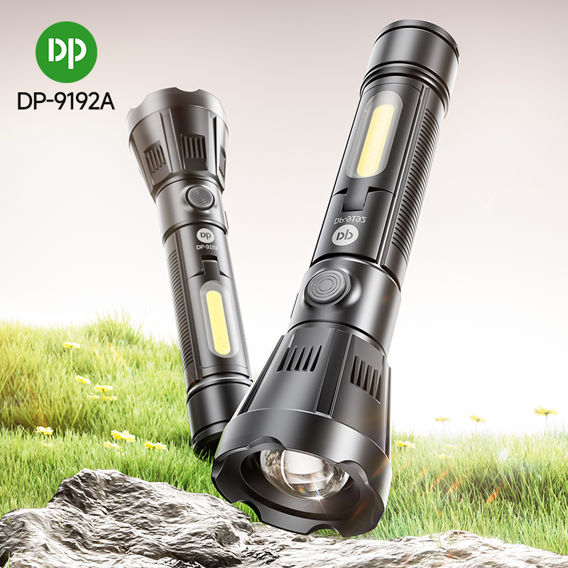 LED Super Bright Solar Charging Rechargeable Tactical Flashlight Torch