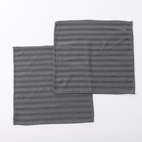 Microfiber scrubbing dish cloth