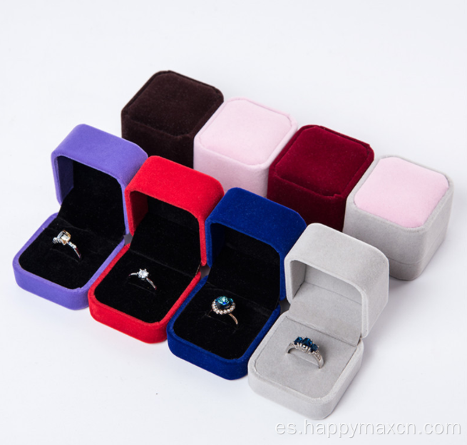 Wholesalvelvet Jewelring Box Box Jewelry Embalaje