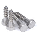 M6M8M10 Tornillos para madera de cabeza hexagonal de acero inoxidable DIN571