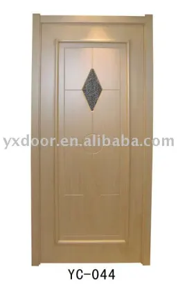 PVC wooden Door (YC-044),wooden door, wood door, room door