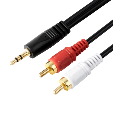 Câble audio informatique de 1,5 m RCA vers stéréo
